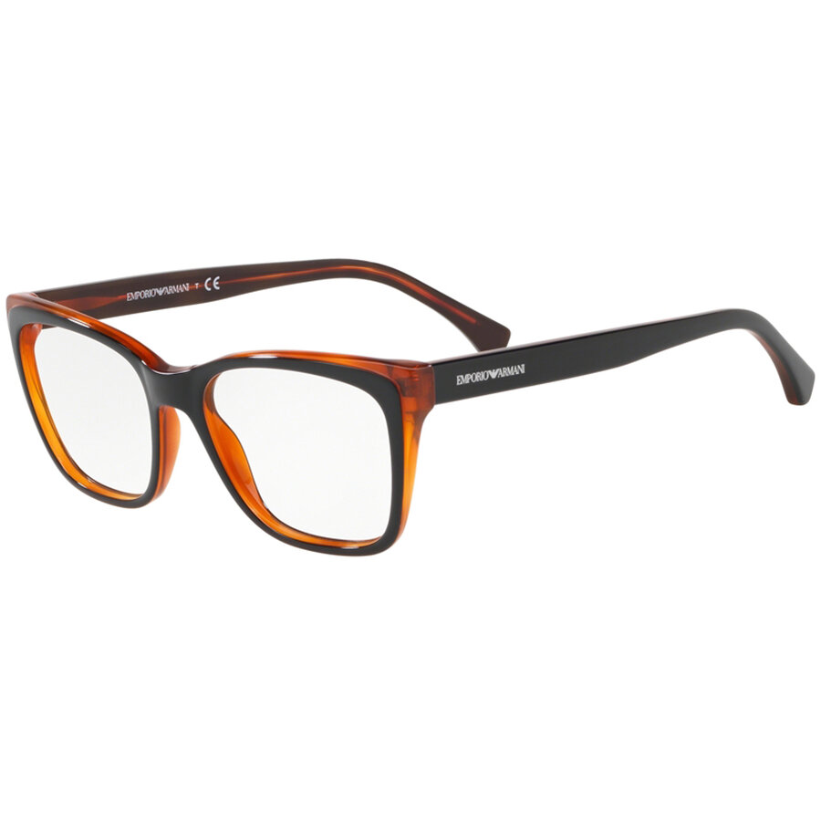 Rame ochelari de vedere Emporio Armani dama EA3146 5742 Cat-eye Negre originale din Plastic cu comanda online