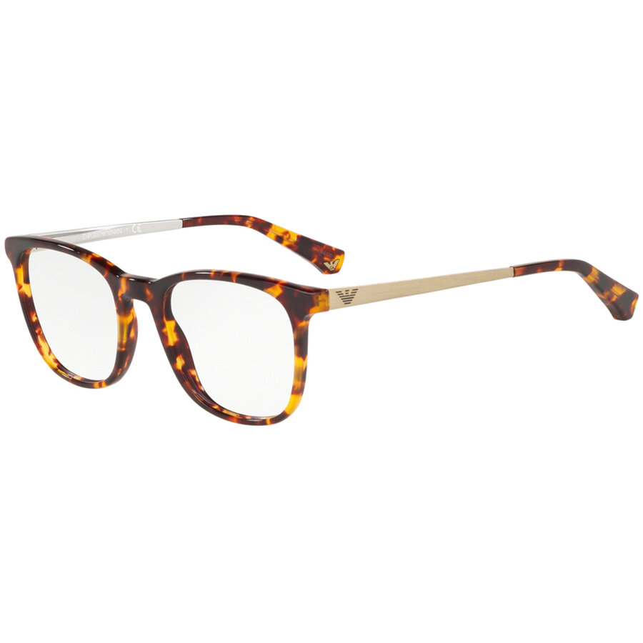 Rame ochelari de vedere Emporio Armani dama EA3153 5765 Rectangulare Havana originale din Plastic cu comanda online
