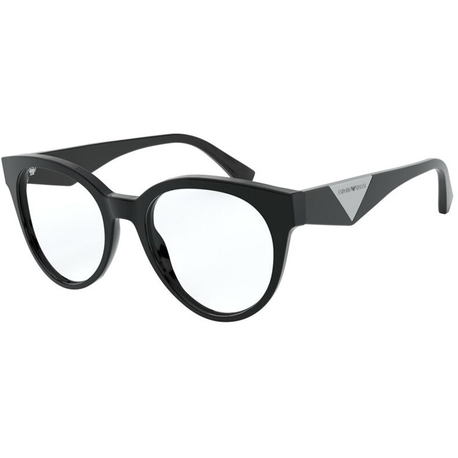 Rame ochelari de vedere Emporio Armani dama EA3160 5001 Cat-eye Negre originale din Plastic cu comanda online