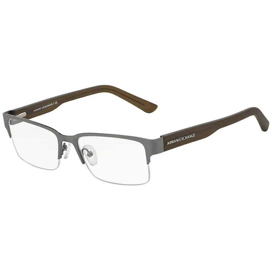 Rame ochelari de vedere barbati Armani Exchange AX1014 6060 Gri Rectangulare originale din Metal cu comanda online