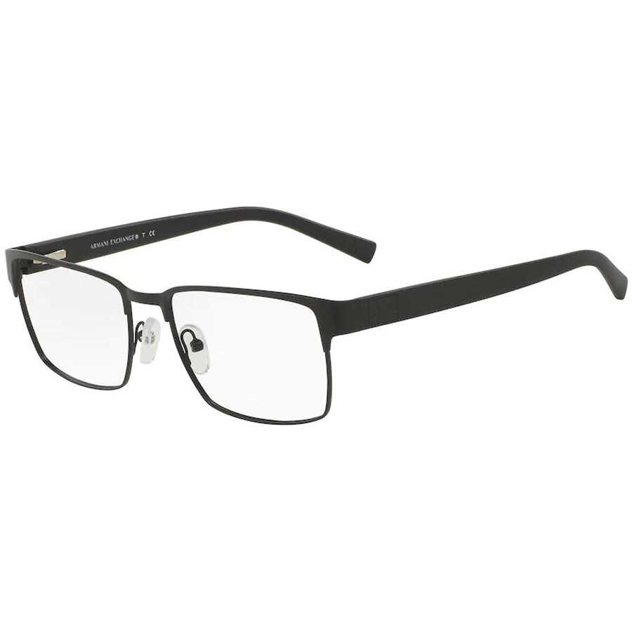 Rame ochelari de vedere barbati Armani Exchange AX1019 6063 Negre Rectangulare originale din Metal cu comanda online