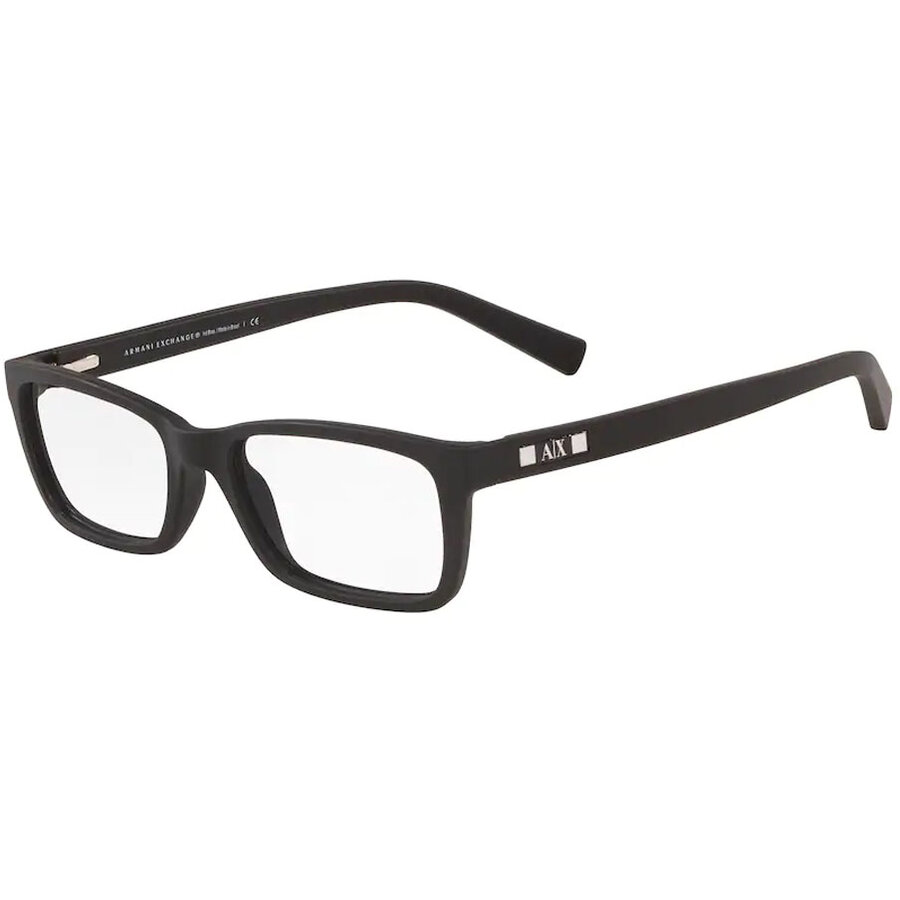 Rame ochelari de vedere barbati Armani Exchange AX3007 8325 Negre Rectangulare originale din Plastic cu comanda online