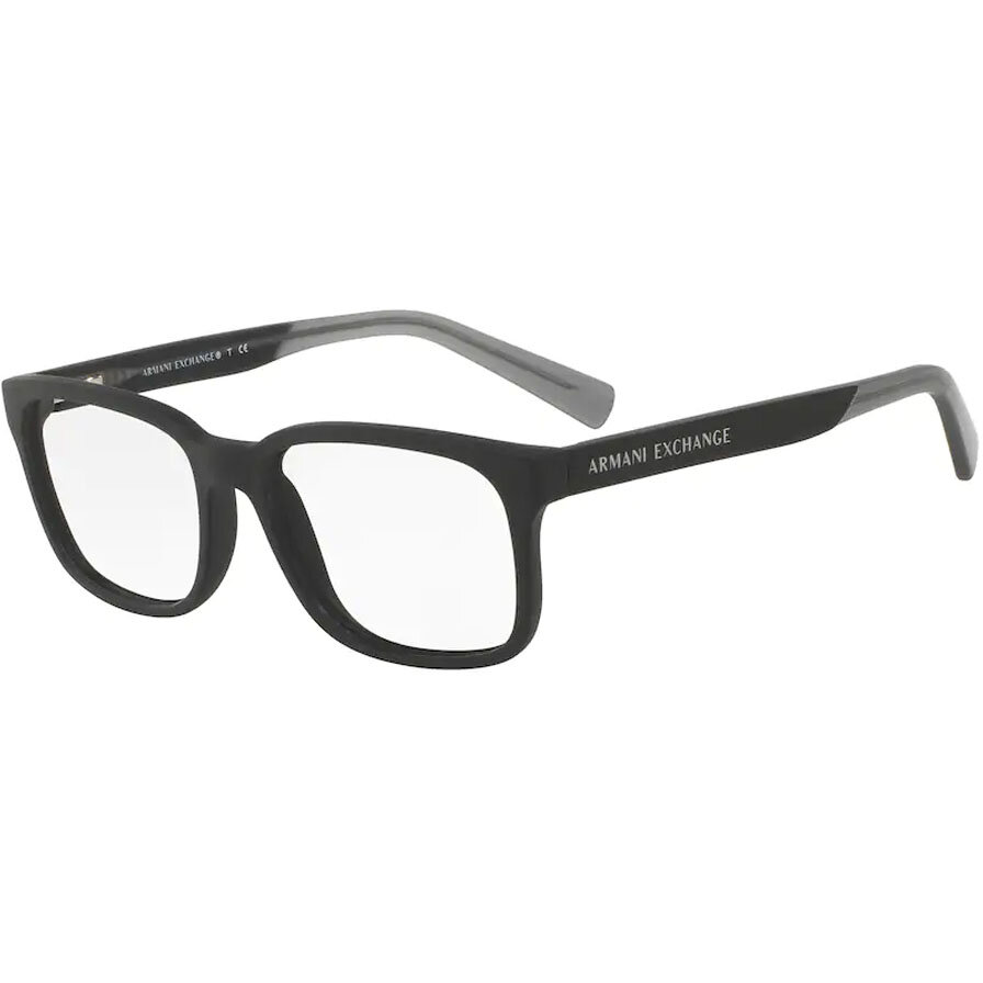 Rame ochelari de vedere barbati Armani Exchange AX3029 8182 Negre Patrate originale din Plastic cu comanda online