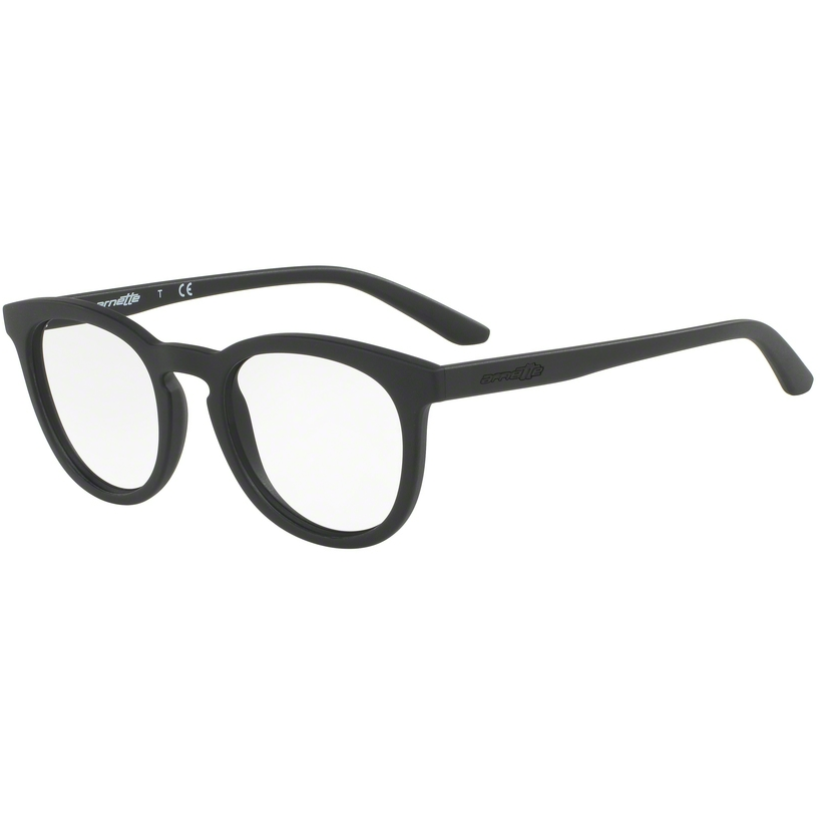 Rame ochelari de vedere barbati Arnette Bottom Turn AN7120 01 Negre Rotunde originale din Plastic cu comanda online