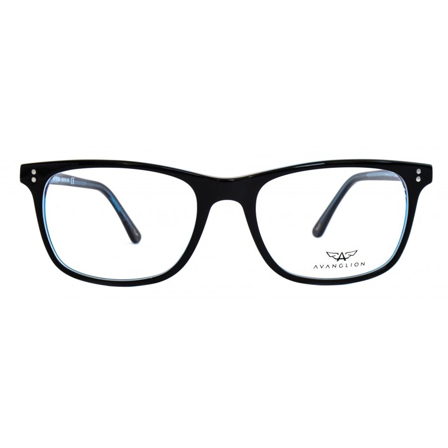 Rame ochelari de vedere barbati Avanglion 10628 A Negre Rectangulare originale din Acetat cu comanda online