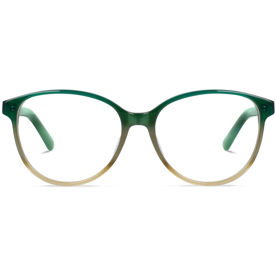 Rame ochelari de vedere barbati Battatura Nazario B216 Verzi Rotunde originale din Acetat cu comanda online