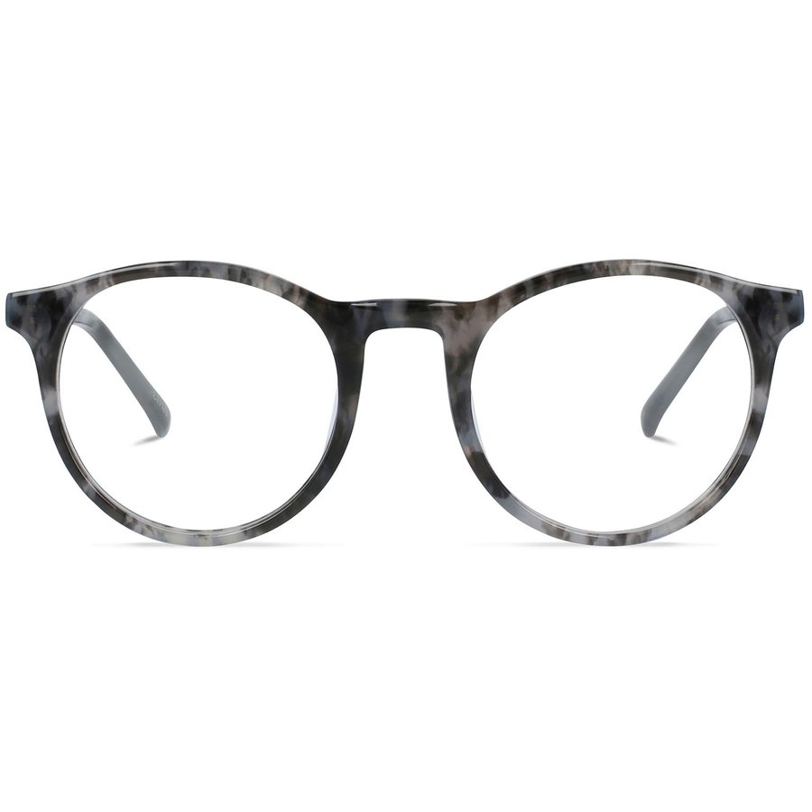 Rame ochelari de vedere barbati Battatura Salvatore B250 Gri-Havana Rotunde originale din Acetat cu comanda online