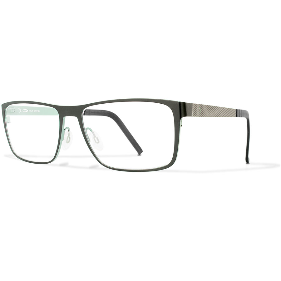 Rame ochelari de vedere barbati Blackfin BF771 591 Rectangulare Gri originale din Metal cu comanda online