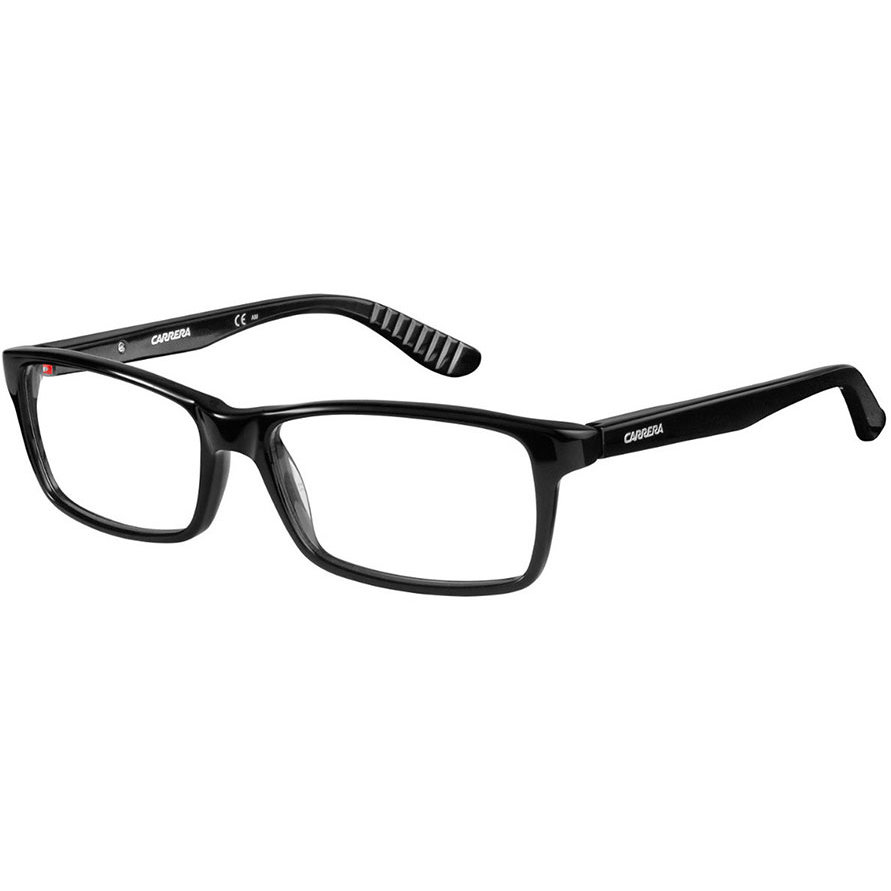 Rame ochelari de vedere barbati CARRERA CA8800 29A Negre Rectangulare originale din Acetat cu comanda online