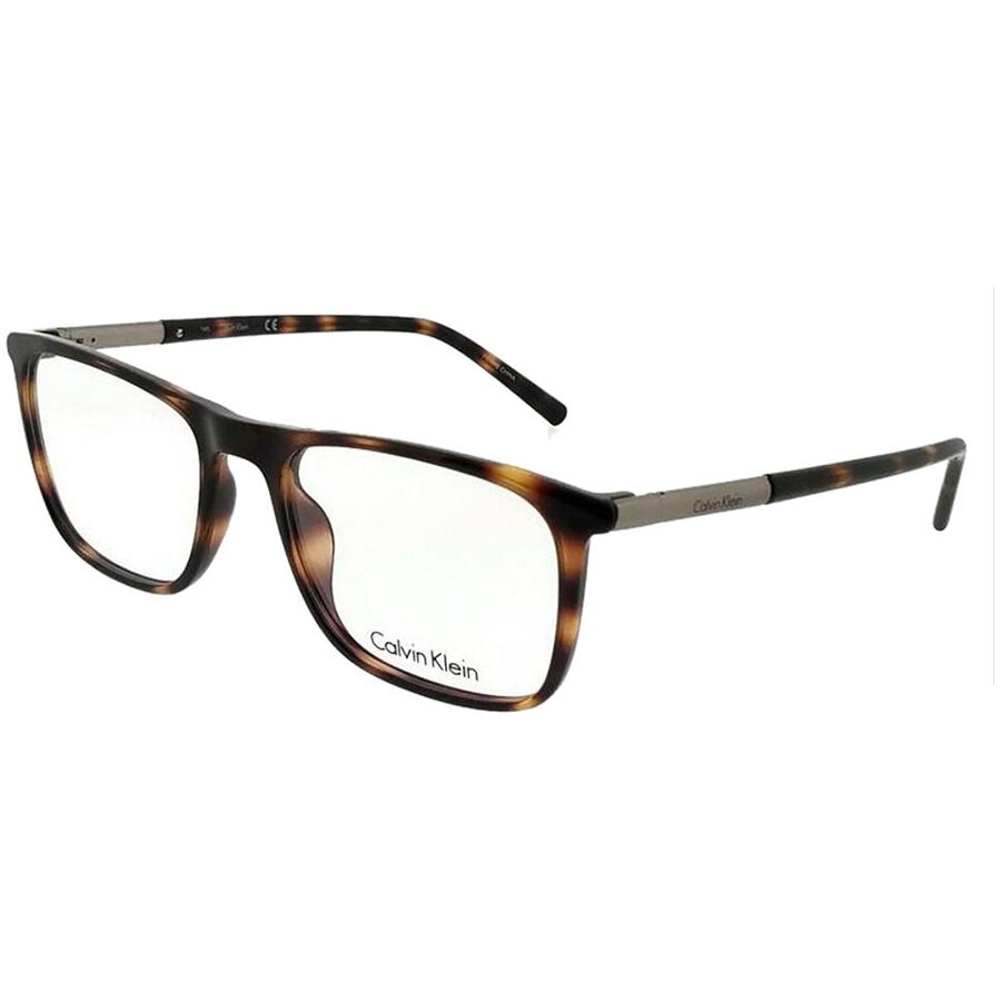 Rame ochelari de vedere barbati Calvin Klein CK6014 214 Rectangulare Havana originale din Plastic cu comanda online