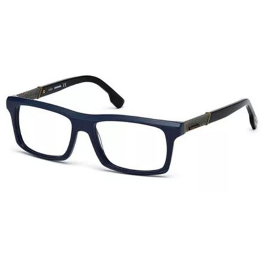 Rame ochelari de vedere barbati DIESEL DL5084 090 Albastre Rectangulare originale din Plastic cu comanda online