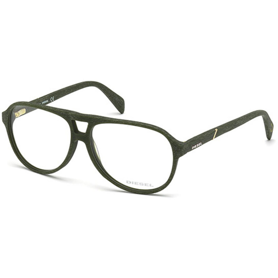 Rame ochelari de vedere barbati DIESEL DL5128-F 098 Verzi Pilot originale din Plastic cu comanda online