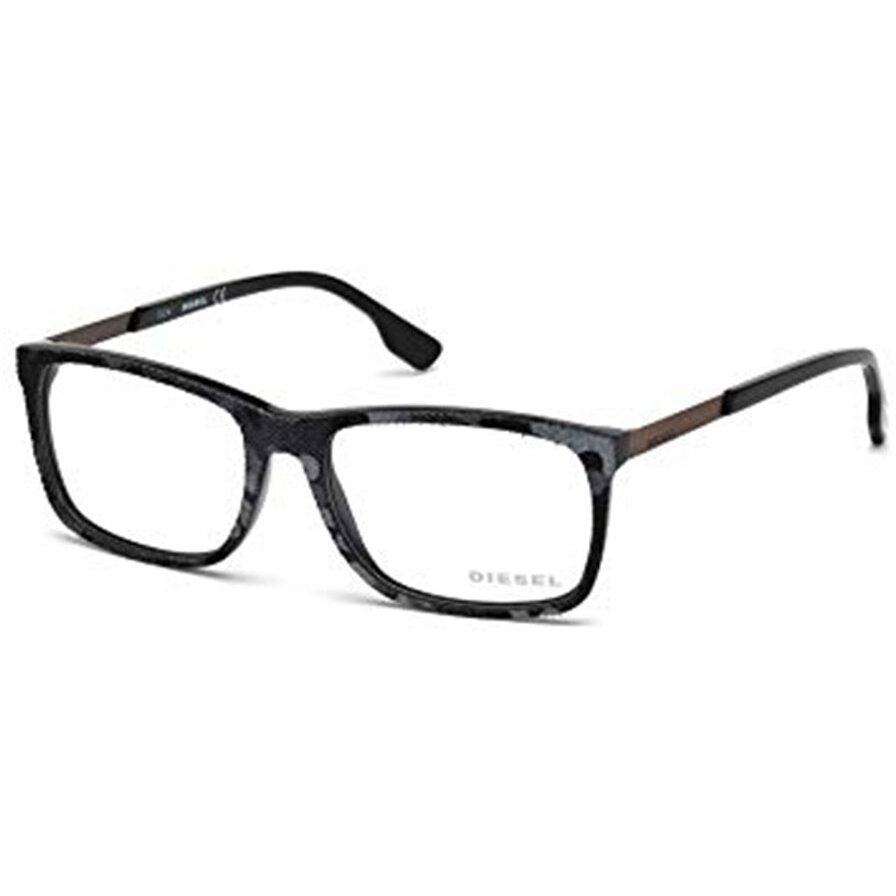 Rame ochelari de vedere barbati DIESEL DL5166 005 Rectangulare Negre originale din Metal cu comanda online