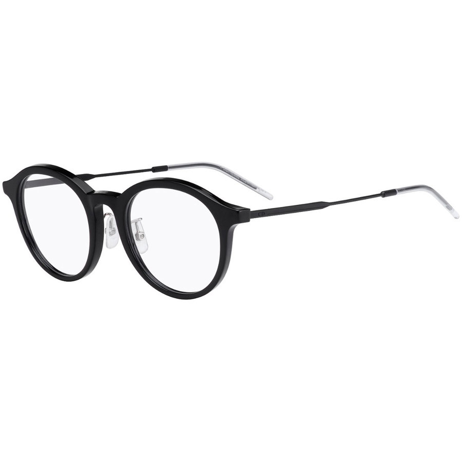 Rame ochelari de vedere barbati Dior Homme BLACKTIE 209F 263 Rotunde Negre originale din Acetat cu comanda online