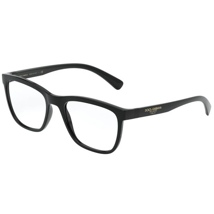 Rame ochelari de vedere barbati Dolce & Gabbana DG5047 501 Patrate Negre originale din Plastic cu comanda online
