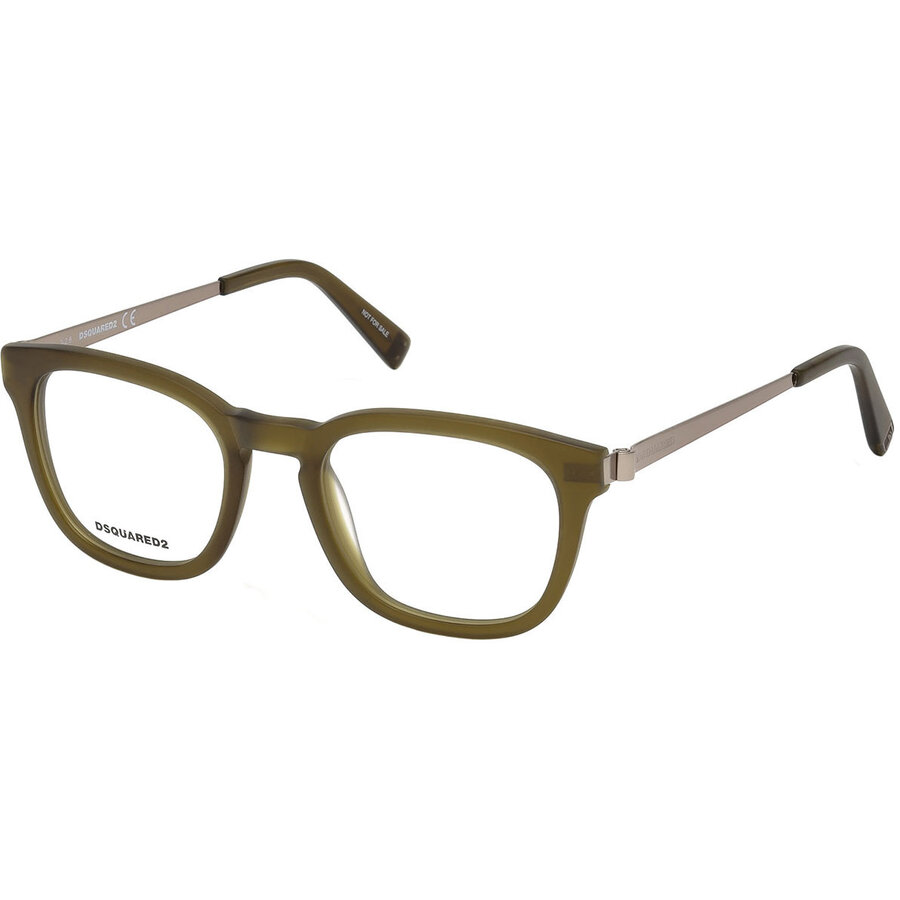 Rame ochelari de vedere barbati Dsquared DQ5233 097 Patrate Maro originale din Plastic cu comanda online