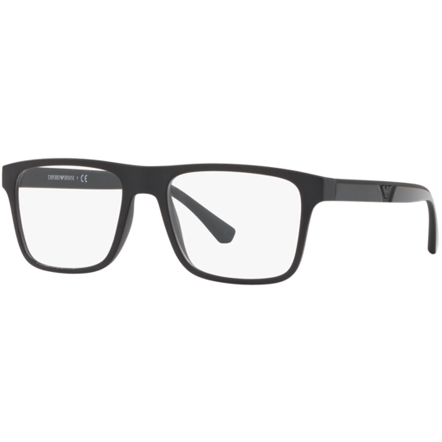 Rame ochelari de vedere barbati Emporio Armani CLIP-ON EA4115 58011W Clip-on Negre originale din Plastic cu comanda online