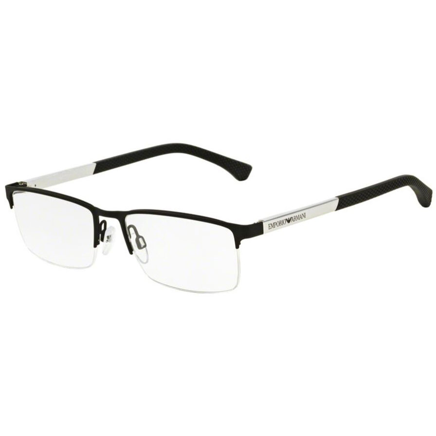 Rame ochelari de vedere barbati Emporio Armani EA1041 3094 Rectangulare Negre originale din Metal cu comanda online