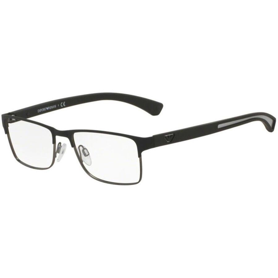 Rame ochelari de vedere barbati Emporio Armani EA1052 3094 Negre Rectangulare originale din Metal cu comanda online