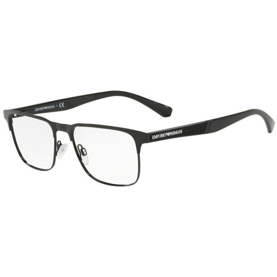 Rame ochelari de vedere barbati Emporio Armani EA1061 3014 Rectangulare Negre originale din Metal cu comanda online