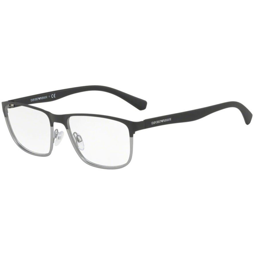 Rame ochelari de vedere barbati Emporio Armani EA1071 3194 Rectangulare Negre originale din Metal cu comanda online