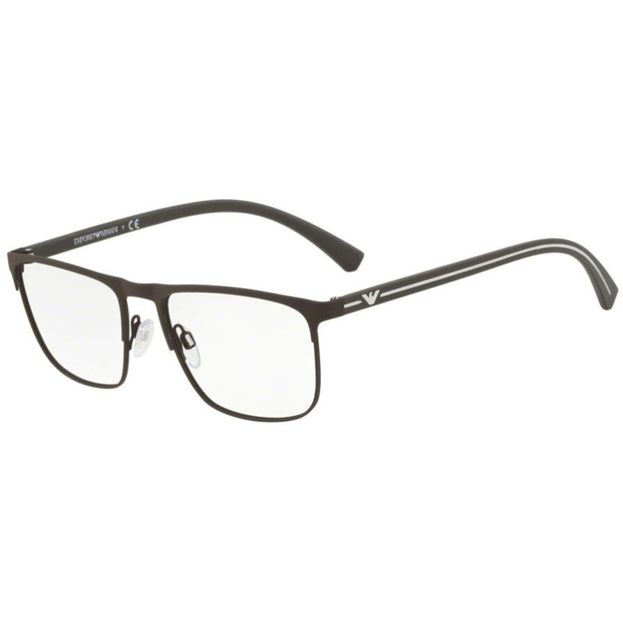 Rame ochelari de vedere barbati Emporio Armani EA1079 3242 Rectangulare Maro originale din Metal cu comanda online