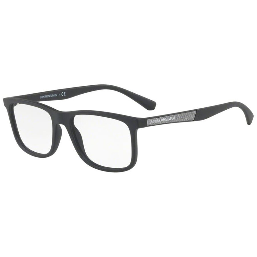Rame ochelari de vedere barbati Emporio Armani EA3112 5042 Rectangulare Negre originale din Plastic cu comanda online