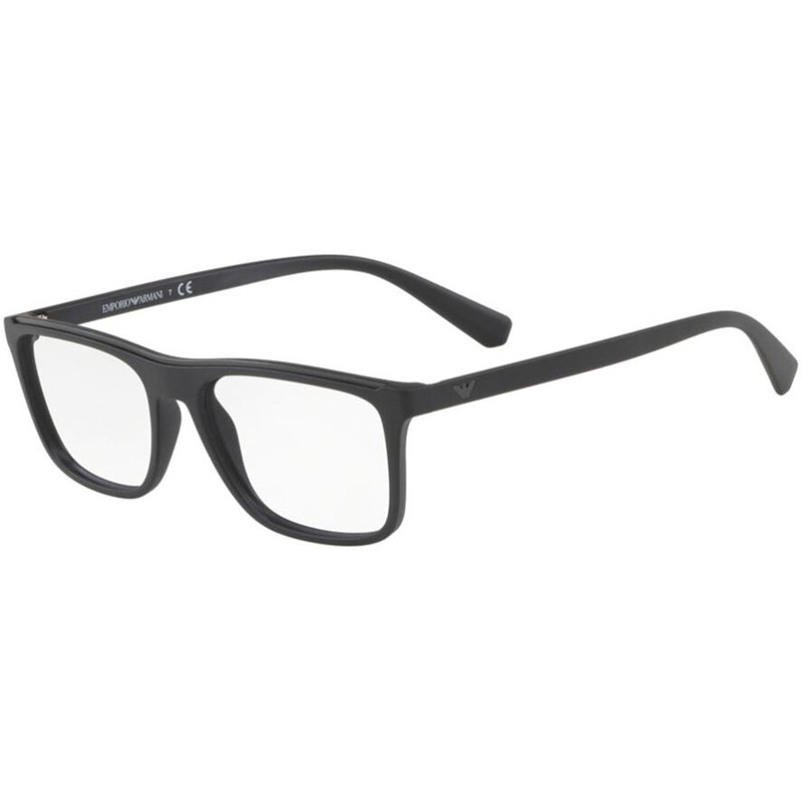Rame ochelari de vedere barbati Emporio Armani EA3124 5770 Rectangulare Negre originale din Plastic cu comanda online