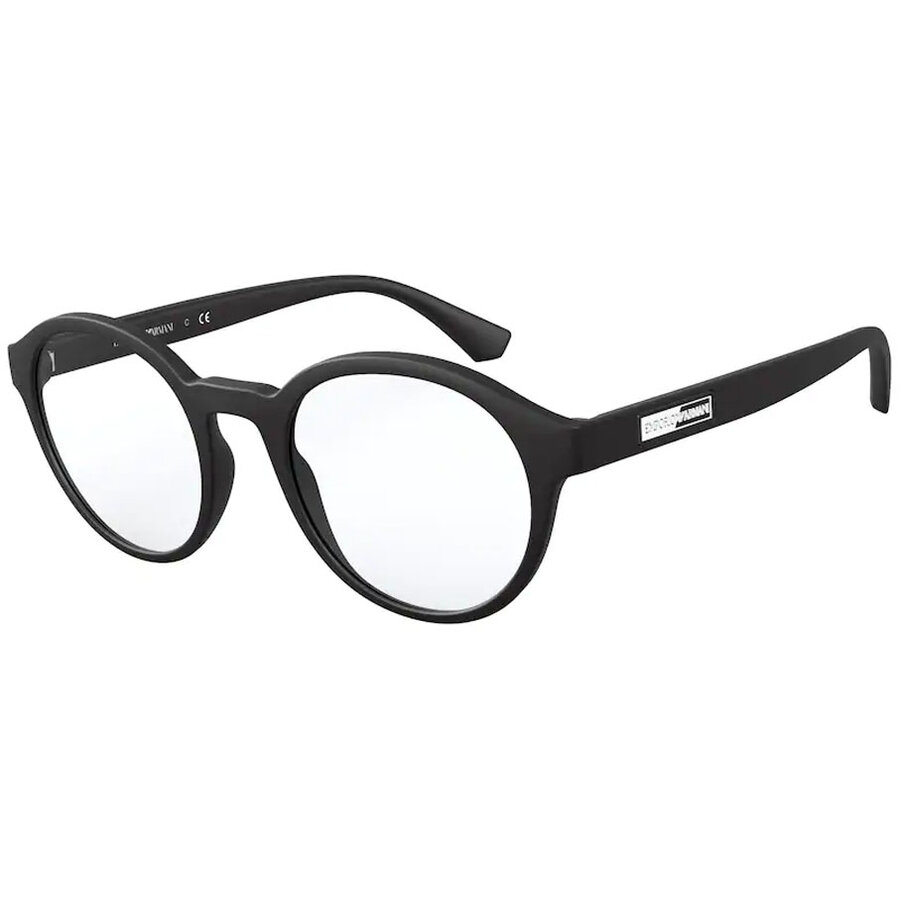 Rame ochelari de vedere barbati Emporio Armani EA3163 5042 Rotunde Negre originale din Plastic cu comanda online