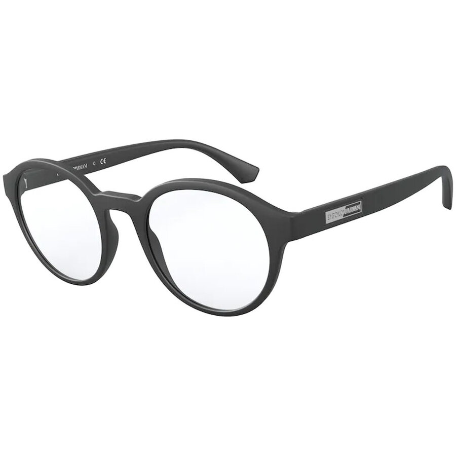 Rame ochelari de vedere barbati Emporio Armani EA3163 5800 Rotunde Gri originale din Plastic cu comanda online