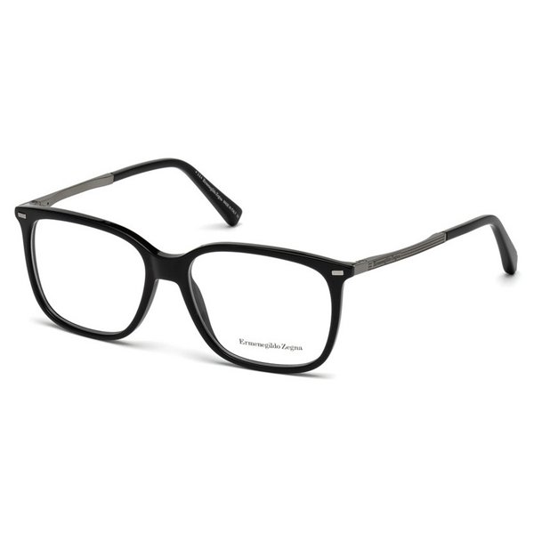 Rame ochelari de vedere barbati Ermenegildo Zegna EZ5020 005 Rectangulare Negre originale din Plastic cu comanda online