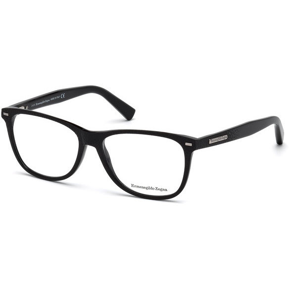 Rame ochelari de vedere barbati Ermenegildo Zegna EZ5055 056 Patrate Negre originale din Plastic cu comanda online