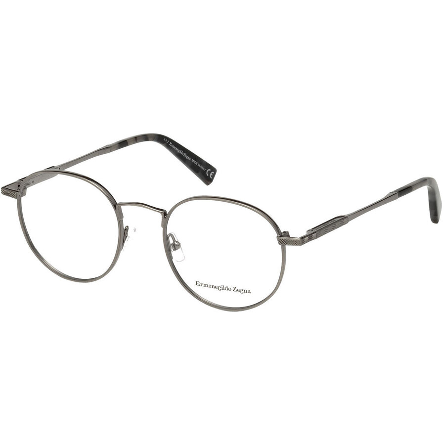 Rame ochelari de vedere barbati Ermenegildo Zegna EZ5116 008 Rotunde Gri originale din Metal cu comanda online