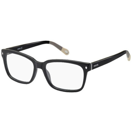 Rame ochelari de vedere barbati FOSSIL FOS 6018 GXF Negre-Maro Rectangulare originale din Plastic cu comanda online