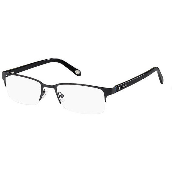 Rame ochelari de vedere barbati FOSSIL FOS 6024 10G Negre Rectangulare originale din Metal cu comanda online