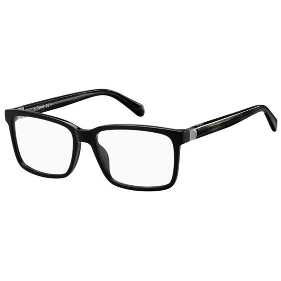Rame ochelari de vedere barbati FOSSIL FOS 7035 807 Negre Rectangulare originale din Acetat cu comanda online