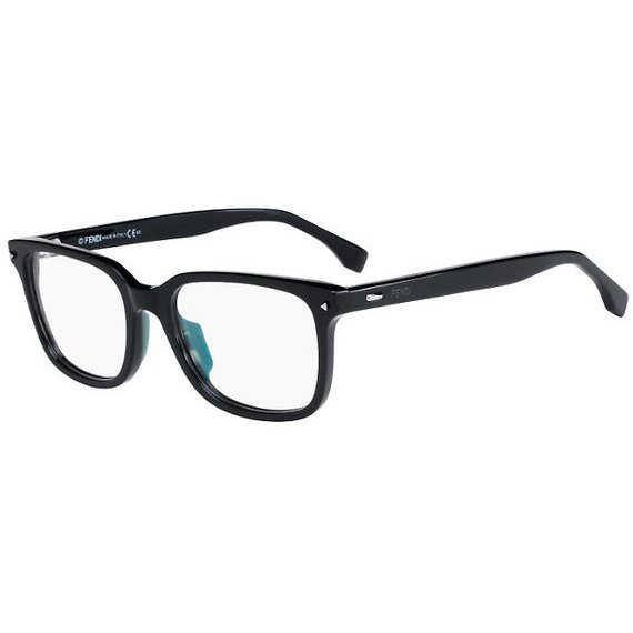 Rame ochelari de vedere barbati Fendi FF 0220 807 Rectangulare Negre originale din Plastic cu comanda online