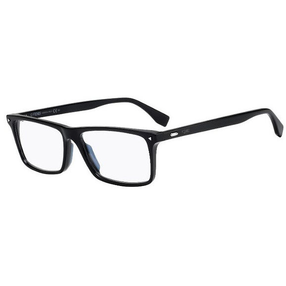 Rame ochelari de vedere barbati Fendi FF M0005 807 Rectangulare Negre originale din Plastic cu comanda online