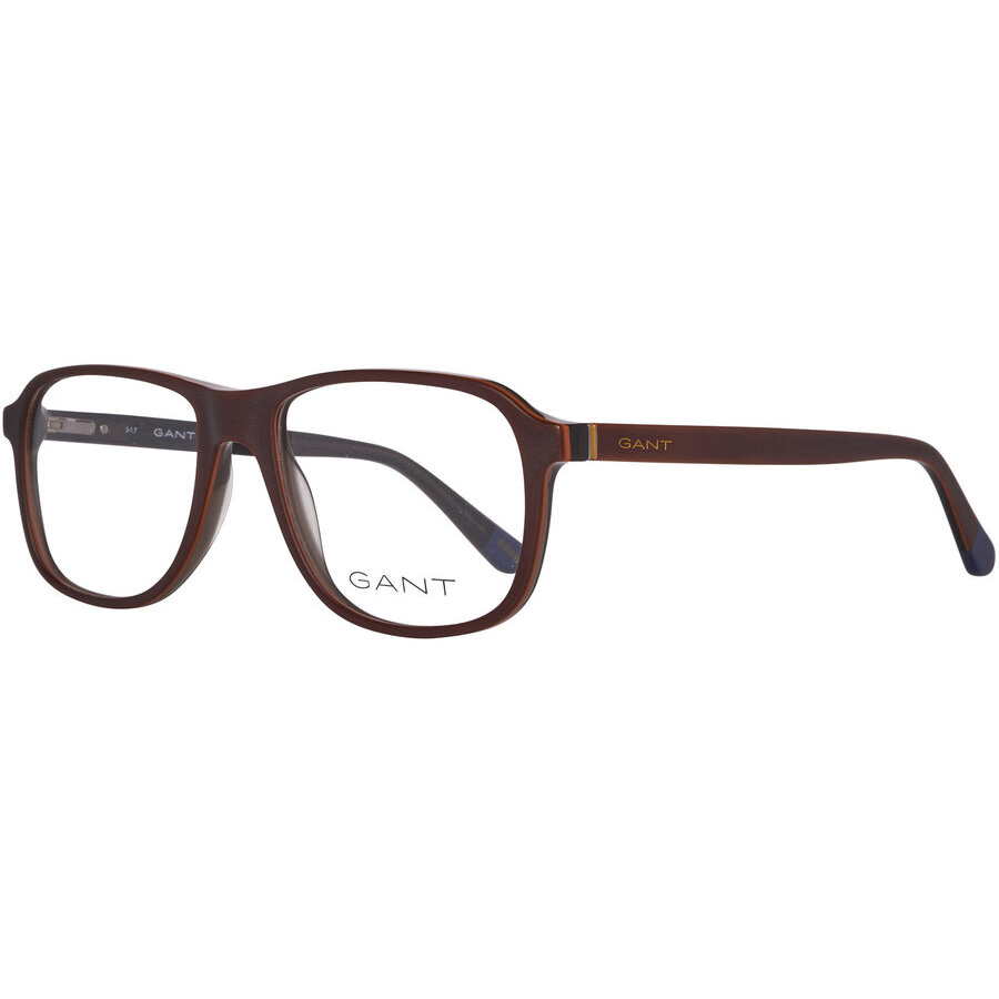 Rame ochelari de vedere barbati Gant GA3137 050 Maro Rectangulare originale din Plastic cu comanda online