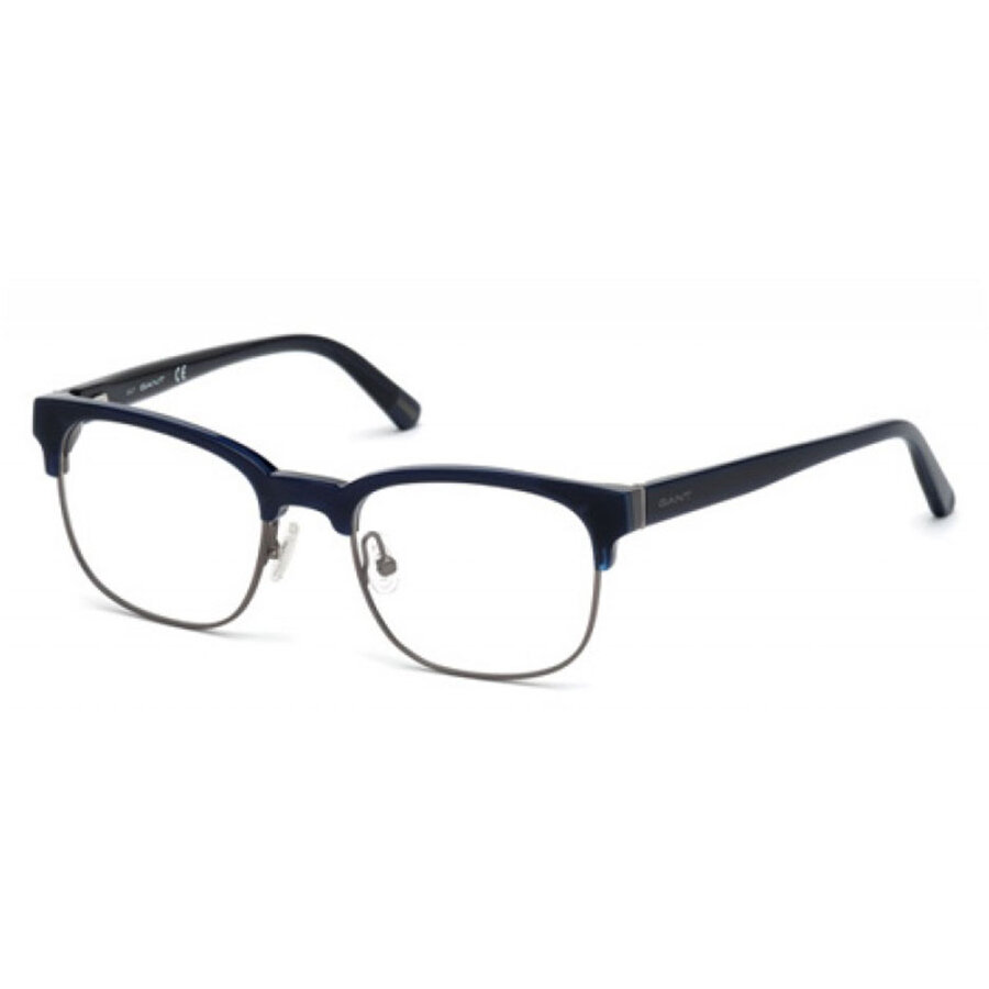 Rame ochelari de vedere barbati Gant GA3176 090 Albastre Patrate originale din Plastic cu comanda online