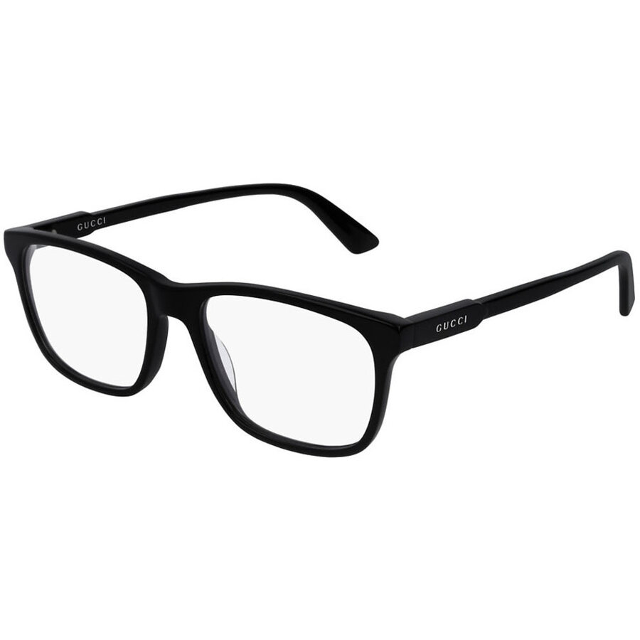 Rame ochelari de vedere barbati Gucci GG0490O 001 Rectangulare Negre originale din Plastic cu comanda online