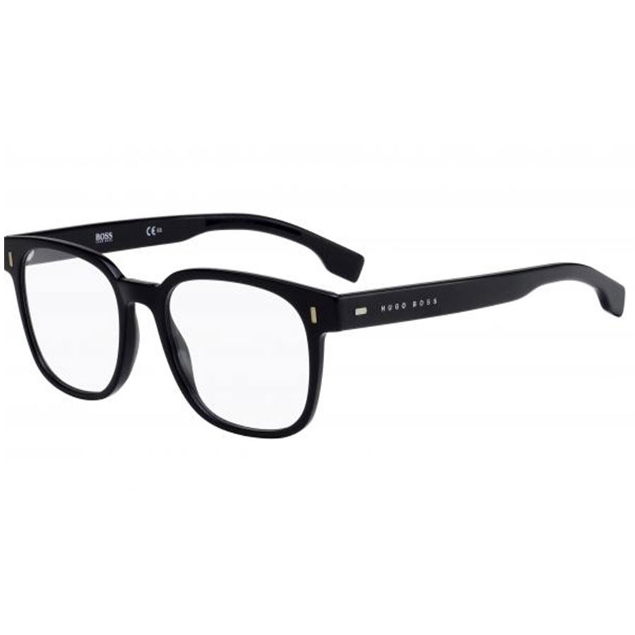 Rame ochelari de vedere barbati HUGO BOSS 0958 807 Rectangulare Negre originale din Acetat cu comanda online
