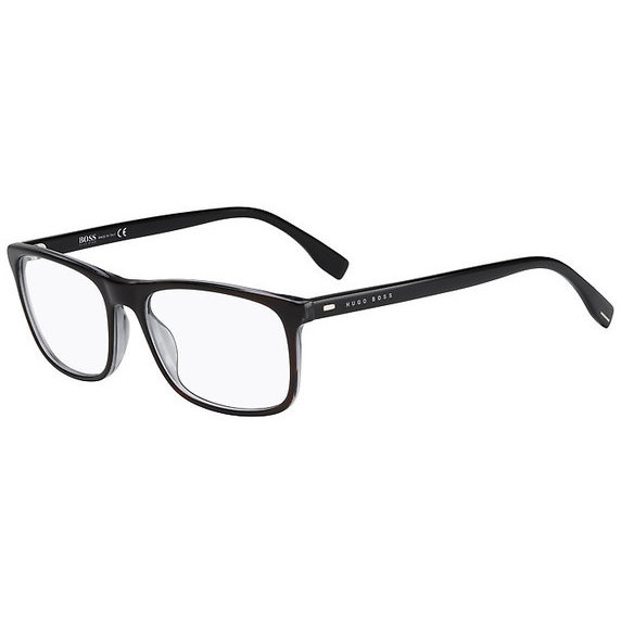 Rame ochelari de vedere barbati HUGO BOSS (S) 0640 HTC Rectangulare Negre originale din Plastic cu comanda online