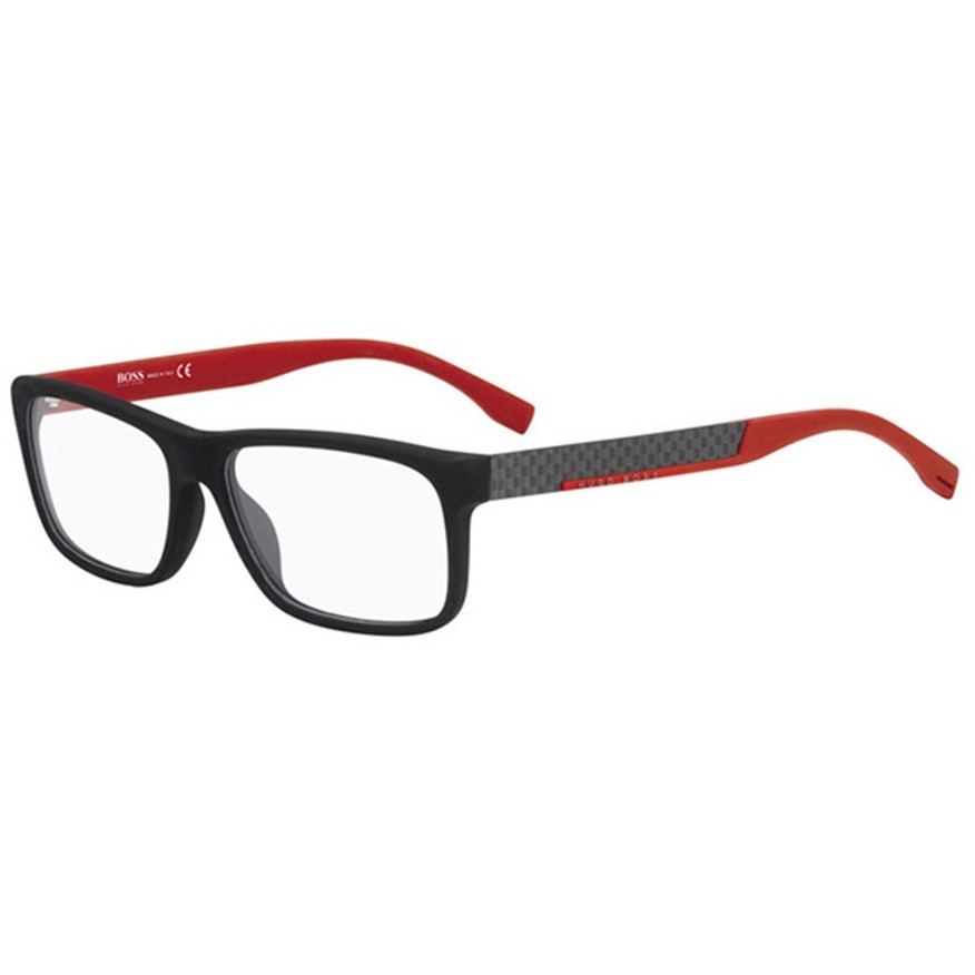 Rame ochelari de vedere barbati HUGO BOSS (S) 0643 HXA 58 Rectangulare Negre originale din Plastic cu comanda online
