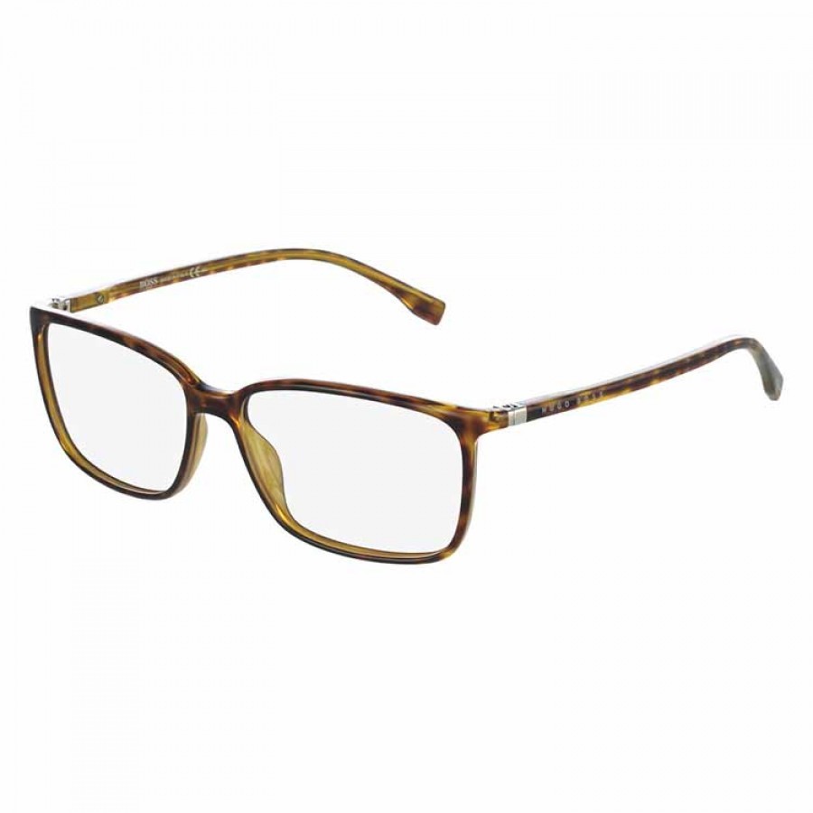 Rame ochelari de vedere barbati HUGO BOSS (S) 0679 DWJ Rectangulare Havana originale din Plastic cu comanda online