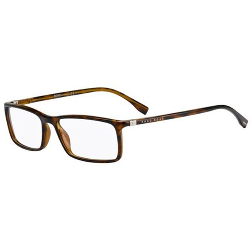 Rame ochelari de vedere barbati HUGO BOSS (S) 0680 DWJ Rectangulare Havana originale din Plastic cu comanda online