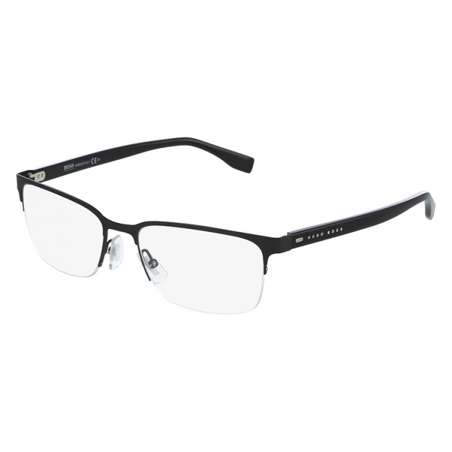 Rame ochelari de vedere barbati HUGO BOSS (S) 0682 10G Rectangulare Negre originale din Metal cu comanda online