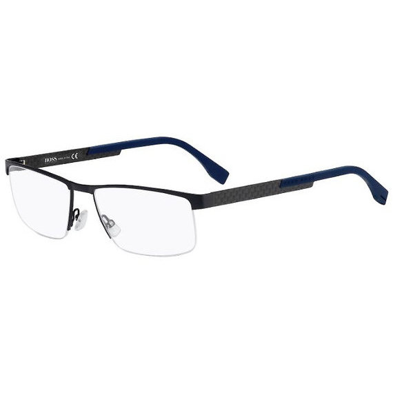Rame ochelari de vedere barbati HUGO BOSS (S) 0734 KCS Rectangulare Albastre-Gri originale din Metal cu comanda online