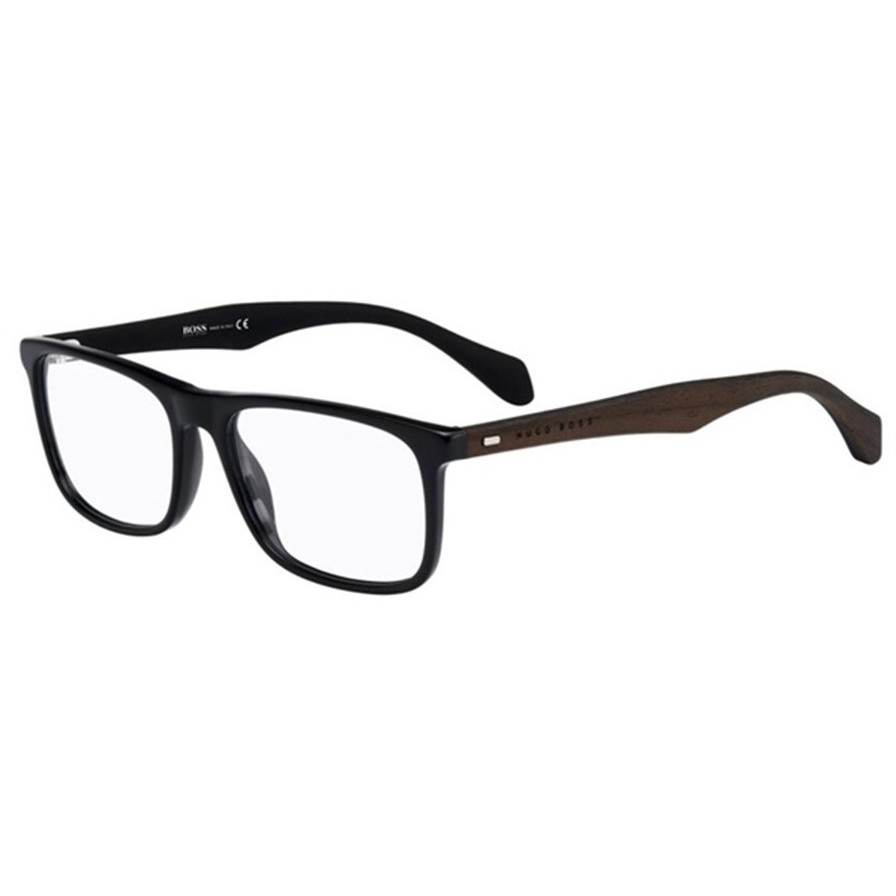Rame ochelari de vedere barbati HUGO BOSS (S) 0779 RAJ BLACK Rectangulare Negre originale din Plastic cu comanda online