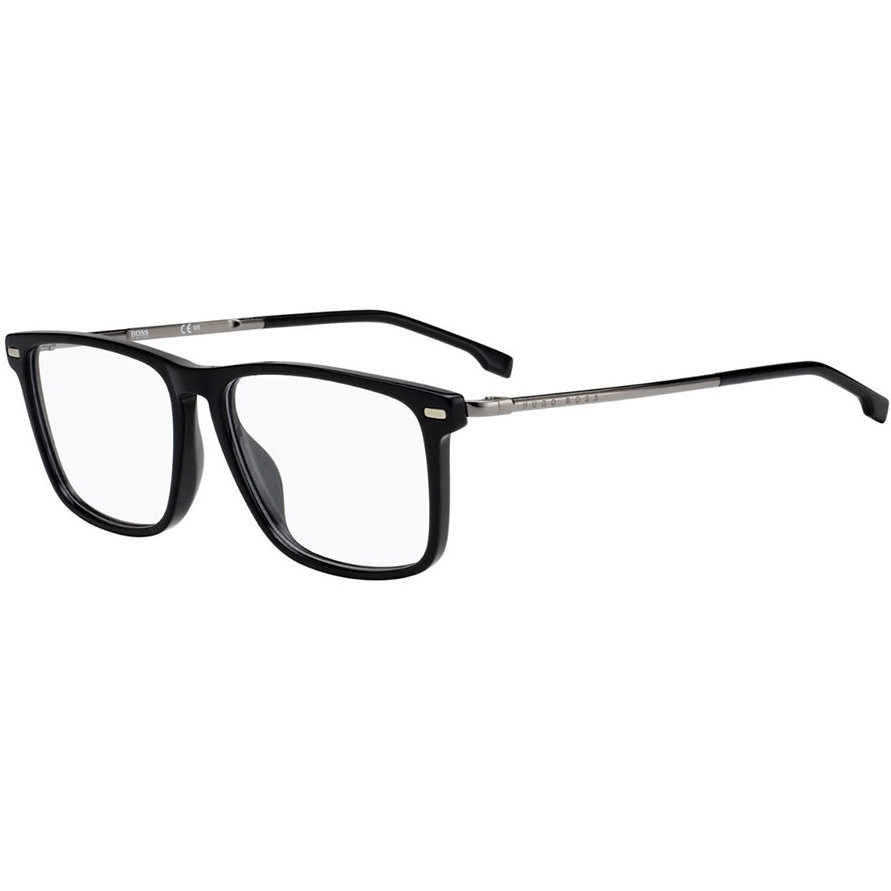 Rame ochelari de vedere barbati Hugo Boss 0931 807 Rectangulare Negre originale din Acetat cu comanda online